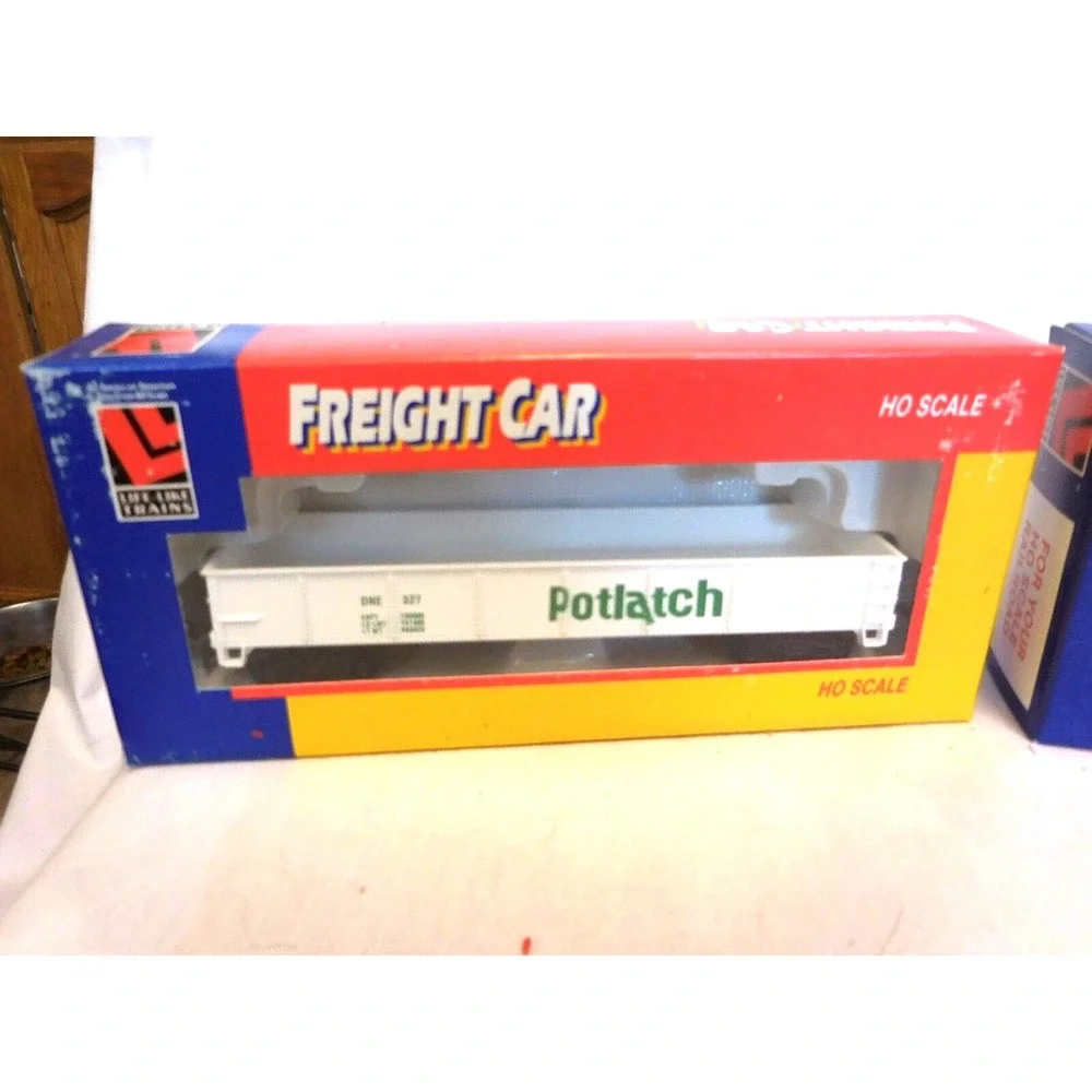 Life Like HO Scale 8581 Potlatch‎ Gondola Plus SANTA FE CABOOSE #8552 NIB